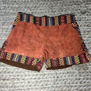 Ethnic Patterned Women's Shorts